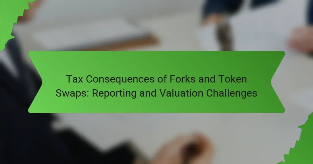 Tax Consequences of Forks and Token Swaps: Reporting and Valuation Challenges