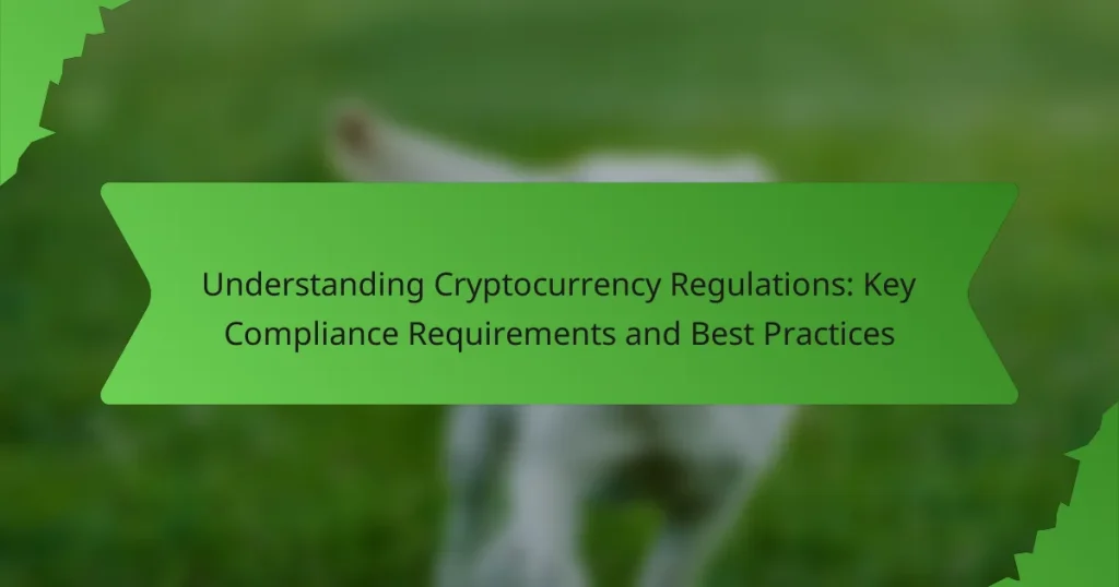 Understanding Cryptocurrency Regulations: Key Compliance Requirements and Best Practices