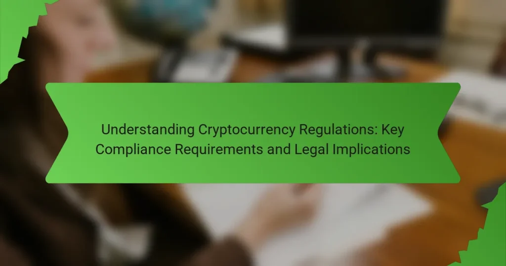 Understanding Cryptocurrency Regulations: Key Compliance Requirements and Legal Implications